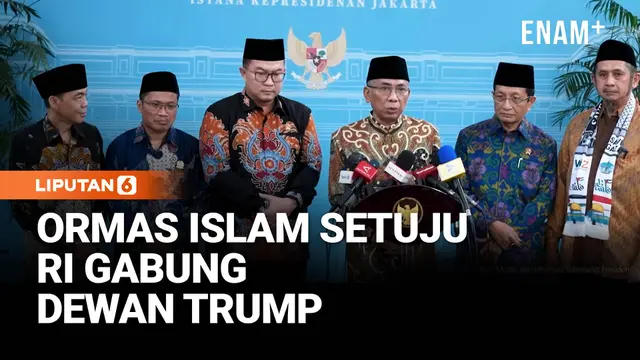 Ormas Islam Setuju Indonesia Gabung Board of Peace Bentukan Trump, Ini Alasannya