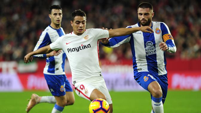 Wissam Ben Yedder (Sevilla) - 9 gol dan 5 assist (AFP/Cristina Quicler)