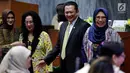 Ketua DPR Bambang Soesatyo (kedua kanan) menghadiri acara Seminar dan Lokakarya bertajuk Kartini di Era Digital: Perempuan, Inovasi, dan Teknologi, di Gedung KK II, Kompleks Parlemen MPR/DPR-DPD, Senayan, Jakarta, Rabu (25/4). (Liputan6.com/Johan Tallo)