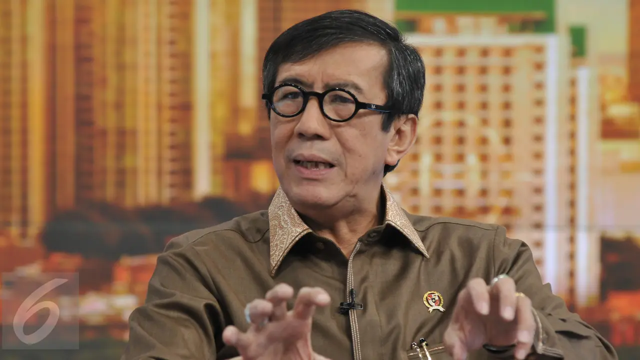 Menteri Hukum dan HAM Yasonna Laoly 