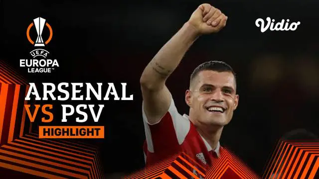 Berita video highlights Liga Europa Arsenal kalahkan PSV dengan skor tipis 1-0, Jumat (21/10/22)