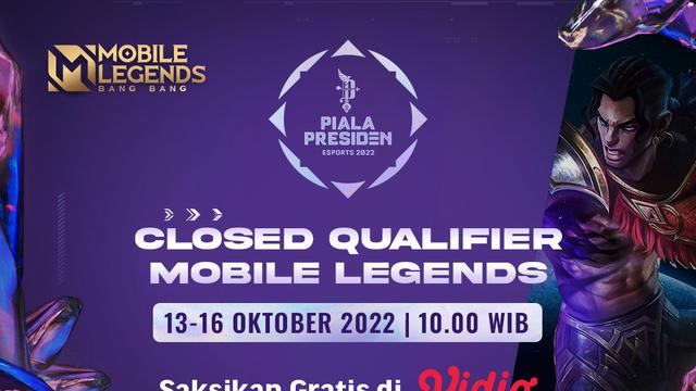 Saksikan Live Streaming Piala Presiden Esports Mobile Legends di Vidio, 13-16 Oktober 2022