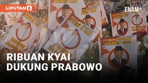VIDEO: Ribuan Relawan dan Kyai Kampung Deklarasi Dukung Prabowo