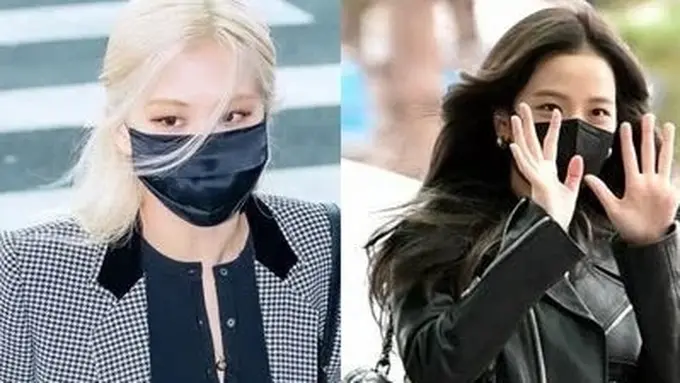 Rosé dan Jisoo Blackpink tampil santai namun tetap modis ketika pergi ke Paris Fashion Week