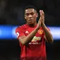 5. Anthony Martial - Masalah pribadi menjadi penyebab pemain muda tersebut jarang dimainkan. Tak ada masalah dengan fisik dan performa Martial di lapangan. (AFP/Oli Scarff)