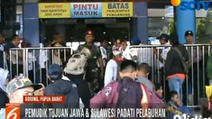 Masih tingginya harga tiket pesawat membuat sebagian besar pemudik lebih memilih menggunakan moda transportasi kapal laut.
