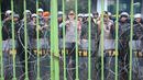 Kapolda Metro Jaya Irjen Pol M Iriawan bersama para personel gabungan TNI/Polri berpose saat mengamankan aksi 212 di Gedung DPR/MPR, Jakarta Pusat, Selasa (21/2). Sekitar 32.300 personel dikerahkan dalam pengamanan Jakarta hari ini (Dok. Istimewa)