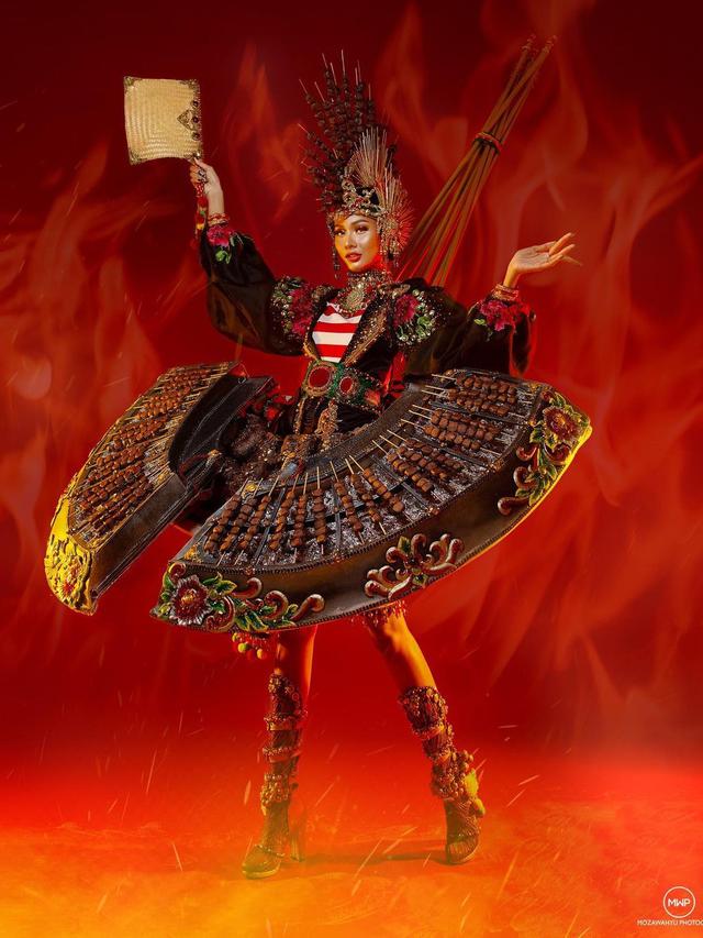 6 Petret Aurra Kharishma bertema Edacious of Chicken Satay, Wakili Budaya Indonesia