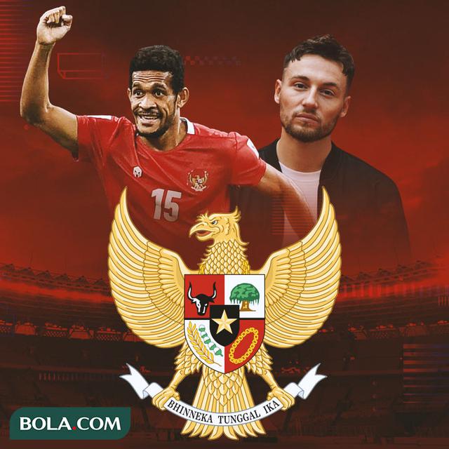 Timnas Indonesia - Ricky Kambuaya. dan Marc Klok