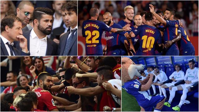 FOTO: 5 Momen Menarik La Liga Spanyol 2017/2018 Pekan ke-6