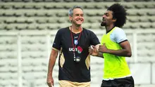 Hamza Choudhury berlatih bersama Timnas Kamboja di Stadion Madya GBK jelang FIFA ASEAN Cup 2026, Rabu (23/9/2026). (FA Bangladesh)