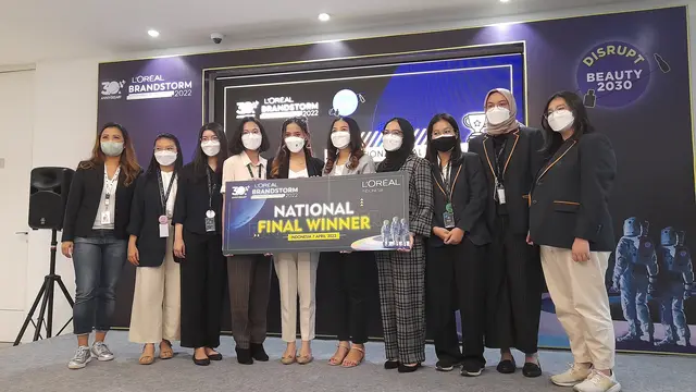 Wakili Indonesia di Paris, Ini Tiga Tim Pemenang Final Nasional L’Oréal Brandstorm 2022