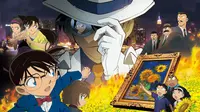 Trailer dengan teks bahasa Inggris untuk anime Detective Conan: Sunflowers of Inferno sebagai film ke-19, baru saja dirilis.