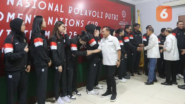 Foto: Suasana Hangat Pelepasan Timnas Voli Putri Indonesia untuk Berlaga di AVC Nations Cup 2025