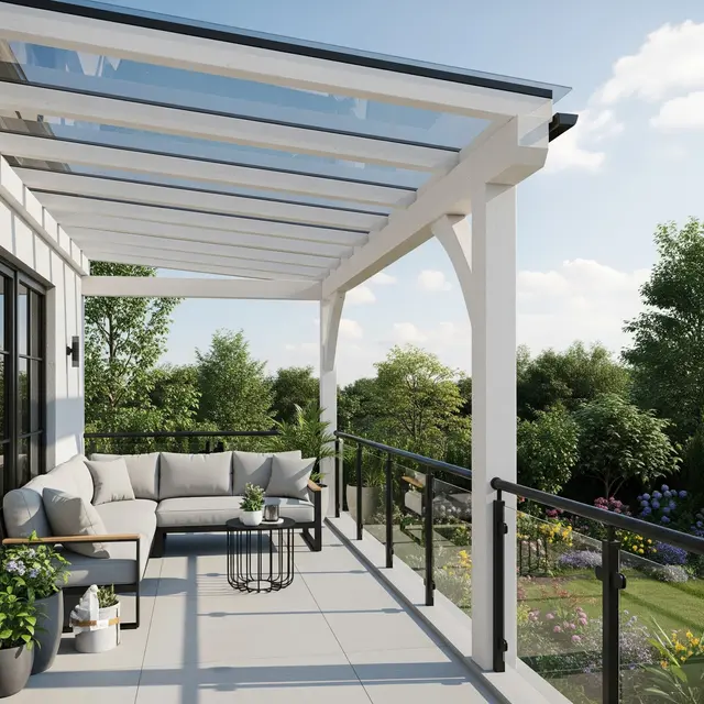Desain Balkon Rumah Belakang yang Estetik dan Fungsional (Image by Gemini AI)