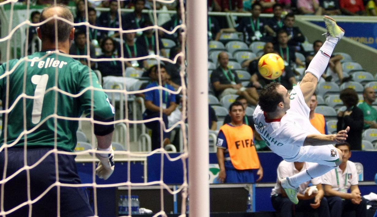 Mengawali kariernya di klub Miramar, ia kemudian bergabung ke Benfica pada 2003. Pria bernama lengkap Ricardo Filipe Da Silva itu tercatat mampu melesatkan 195 gol dalam 98 penampilan saat membela Benfica. (AFP/Vanderlei Almeida)