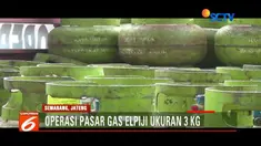 Warga kecewa lantaran jumlah tabung gas tak sebanding dengan warga di operasi pasar tersebut.