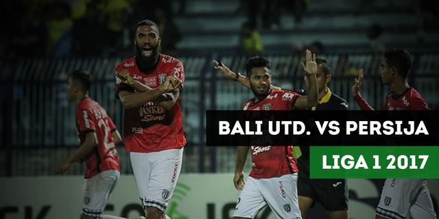 VIDEO: Highlights Liga 1 2017, Bali United vs Persija Jakarta 2-1