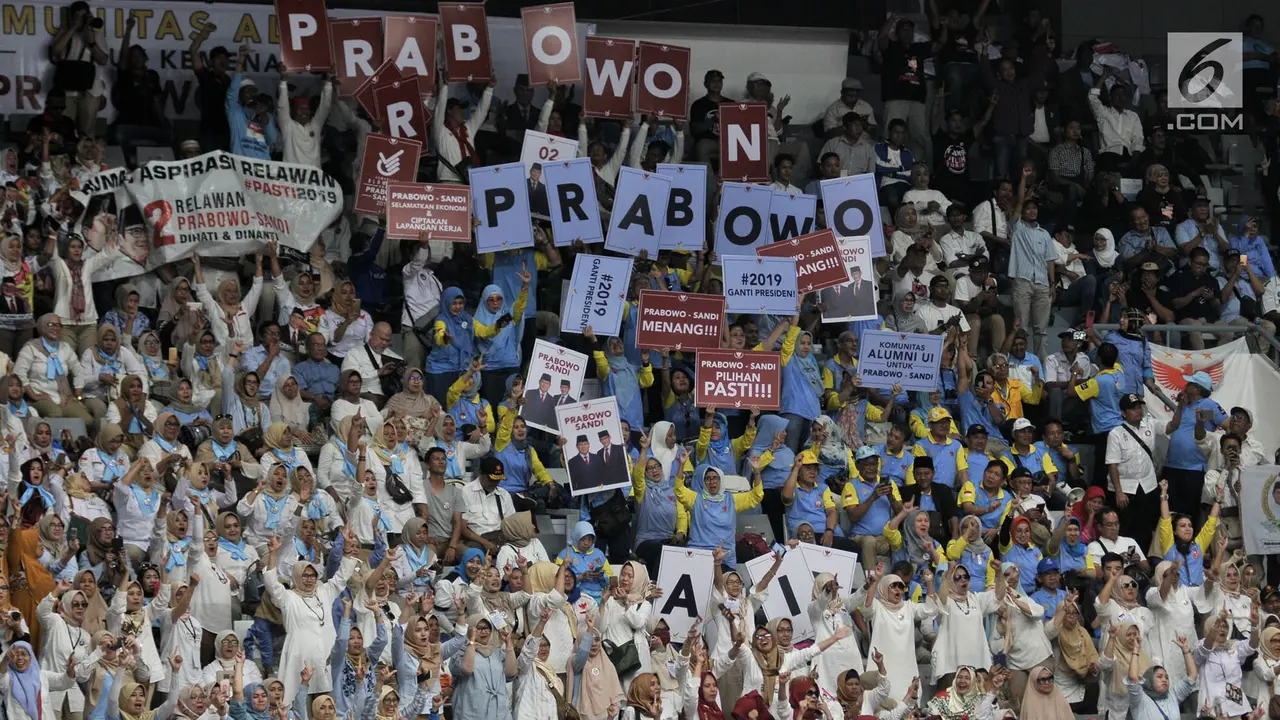 Prabowo Bekali Ribuan Relawan untuk Menangkan Pilpres 2019