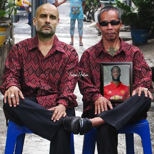 6 Editan Foto Pep Guardiola Jika Tinggal di Indonesia Ini Bikin Ngakak.