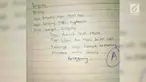 Walau sederhana, puisi ini mendapat nilai bagus dari guru.