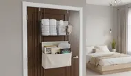 7 Ide Membuat Tempat Penyimpanan di Balik Pintu Kamar agar Barang Tak Lagi Berserakan