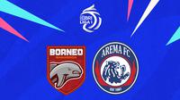 BRI Liga 1 - Borneo FC Vs Arema FC (Bola.com/Adreanus Titus)