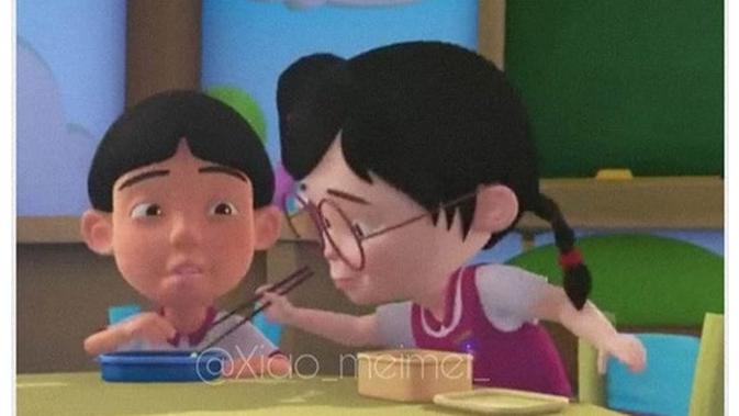Meme kisah cinta Mail dan Mei Mei (Sumber: Facebook/Mael Bin Ismael)