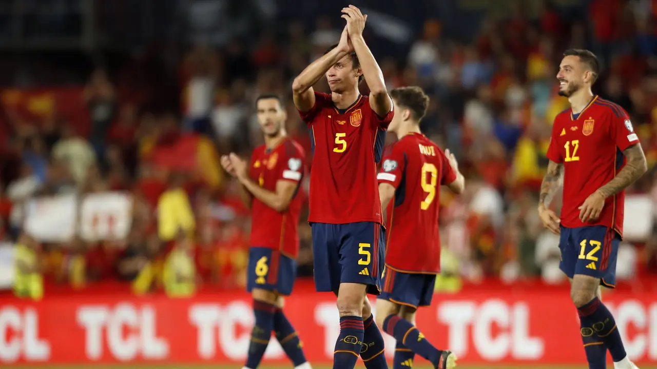Foto: Tajamnya Para Pemain Pengganti Spanyol saat Habisi Siprus Setengah Lusin Gol Tanpa Balas pada Kualifikasi Euro 2024