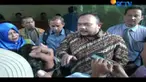 Sejumlah perwakilan calon jemaah umrah mendatangi Gedung Bareskrim Mabes Polri di Kantor Kementerian Kelautan dan Perikanan (KKP).