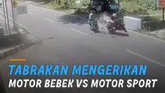 Kecelakaan mengerikan di Temanggung, Jawa Tengah terekam CCTV (20/8/2021).