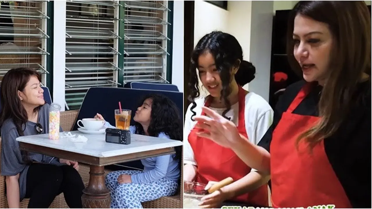 6 Potret Kedekatan Wina Natalia dan Leticia Anak Sheila Marcia, Akrab Sedari Dulu