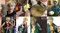 6 Cosplay Low Budget Pakai Nanas dan Durian Ini Absurd Banget (IG/lowcostcosplayth)