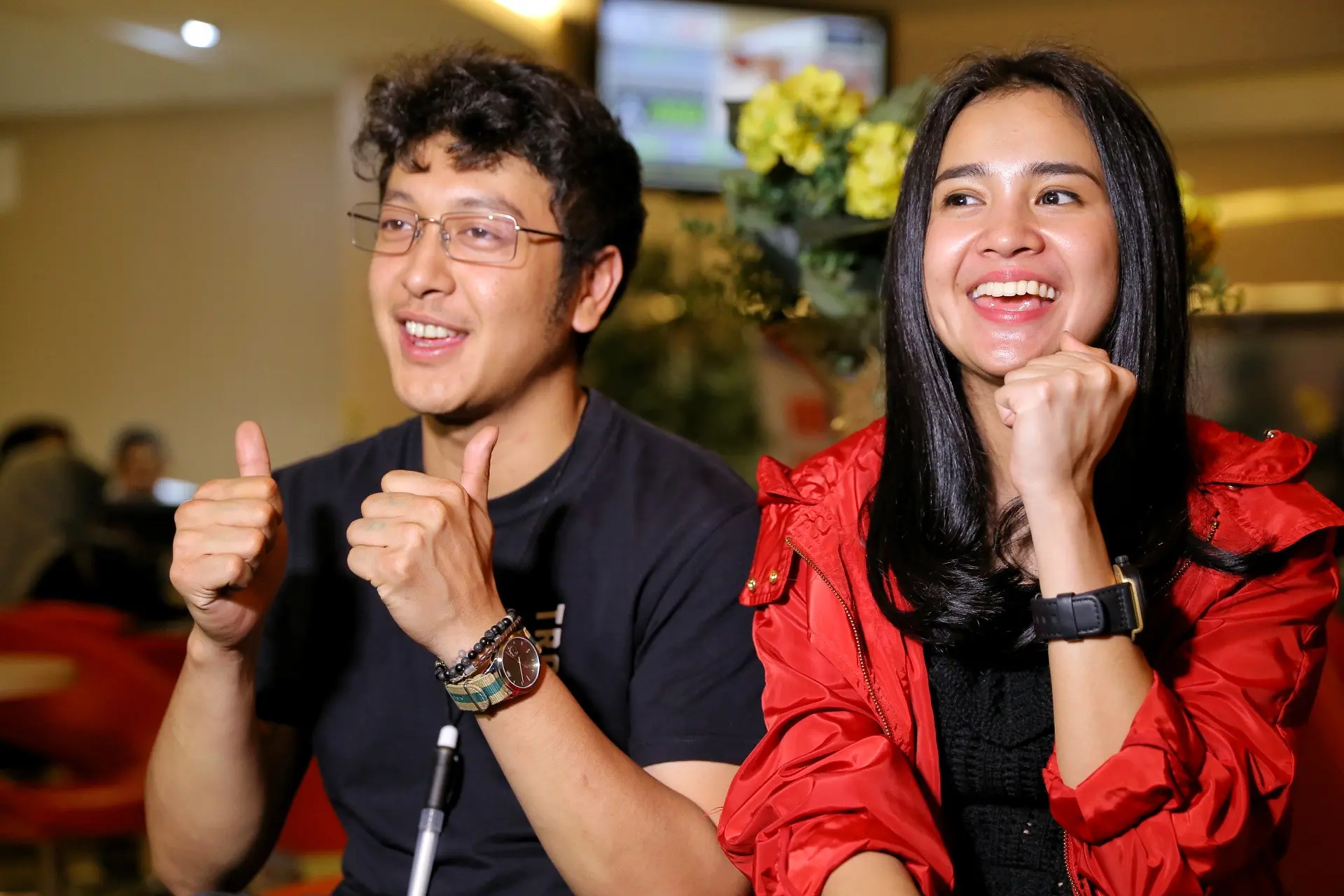 Dimas Anggara dan Michelle Ziudith (Adrian Putra/Bintang.com)