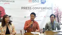 BNI Travel Experience akan digelar pada 16-18 Februari 2018 di Kota Kasablanka, Jakarta. (Liputan6.com/ Vinsensia Dianawanti)