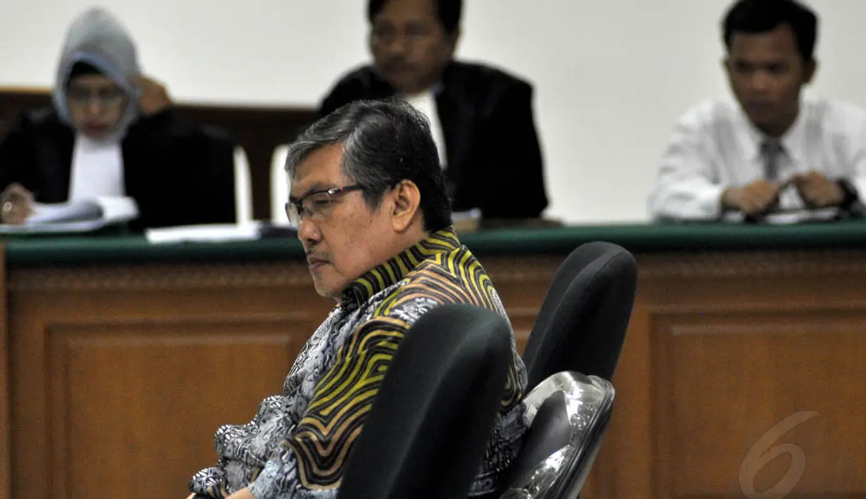 Sidang lanjutan terdakwa Syahrul Raja Sampurna Jaya kembali digelar di Pengadilan Tipikor, Jakarta, (22/10/14). (Liputan6.com/Miftahul Hayat)