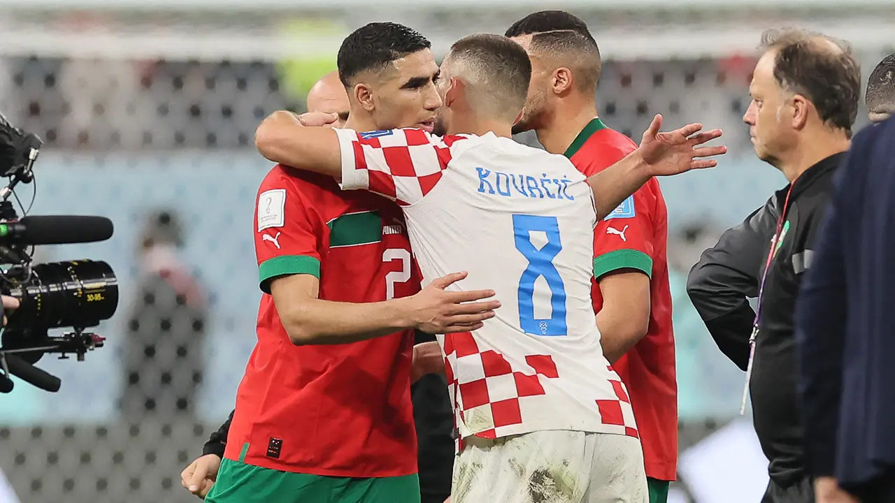 Foto: Jangan Menangis Maroko, Kalian Tetap Tim Hebat di Piala Dunia 2022!
