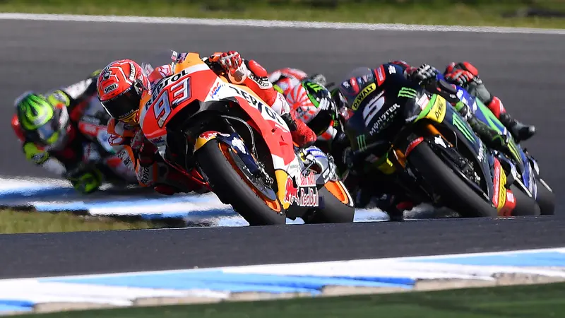 Lewati Duel Sengit, Marquez Juara MotoGP Australia