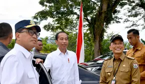 Presiden Joko Widodo melakukan kunjungan kerja di Sulbar (Foto: Liputan6.com/Istimewa)