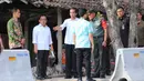 Presiden Jokowi memastikan seluruh persiapan pernikahan putrinya hampir selesai. Setelah melihat secara langsung saat gladi bersih, ia bersyukur lantaran persiapan sesuai dengan yang telah direncanakan. (Adrian Putra/Bintang.com)