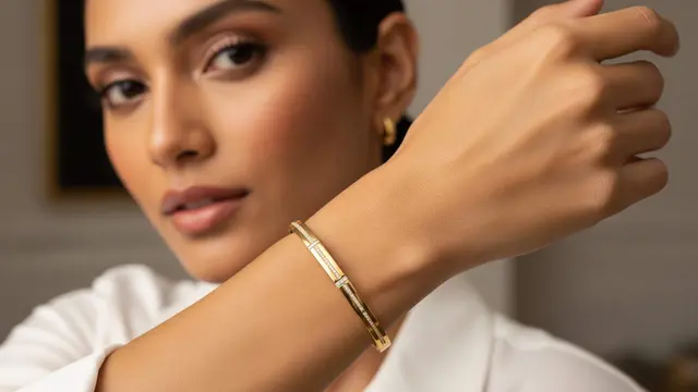 Model Gelang Emas Bangle Tipis Terbaru 2026