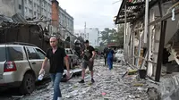 Rudal Rusia Hantam Restoran Pizza Beken yang Tengah Ramai di Kramatorsk Ukraina, Korban Tewas 8 Orang Termasuk Anak-Anak
