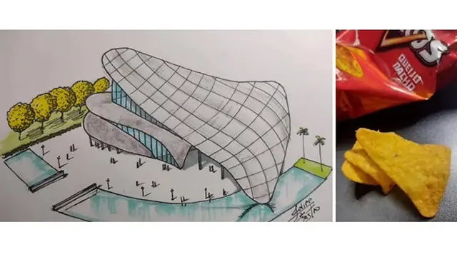 6 Makanan Sederhana Ini Jadi Objek Inspirasi Bikin Desain Gedung Futuristik