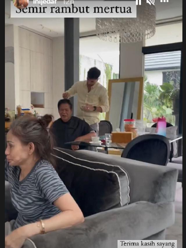 Vincent Verhaag akrab dengan keluarga Jessica Iskandar (Foto: Instagram @inijedar)