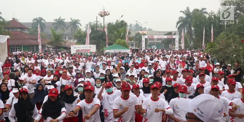 3 BUMN Gelar Jalan Sehat di Mempawah Kalimantan Barat