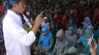 Jokowi di Subang, Jawa Barat. (Herman Zakharia/Liputan6.com)
