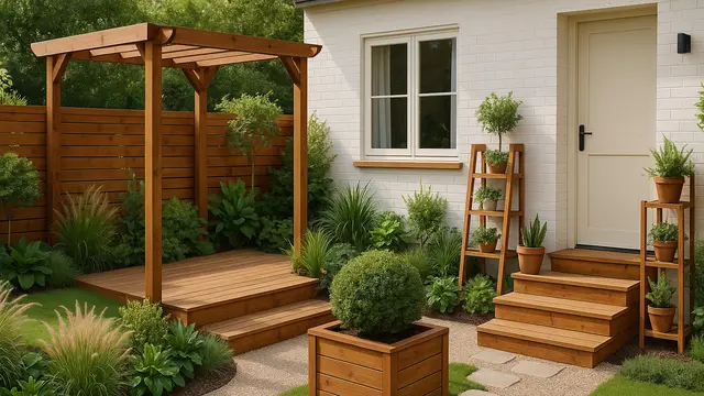 Desain Taman Minimalis Depan Rumah/Ilustrasi gambar AI