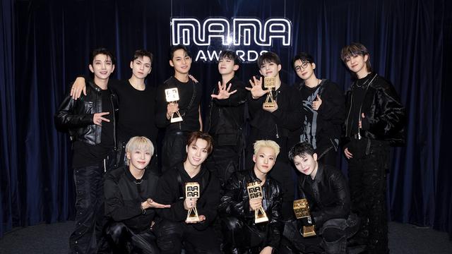 Seventeen dalam MAMA Awards 2024. (X/ pledis_17)
