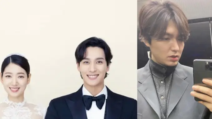 Gaya busana tamu pernikahan Park Shin Hye dan Choi Tae Joon, kompak kenakan baju warna hitam