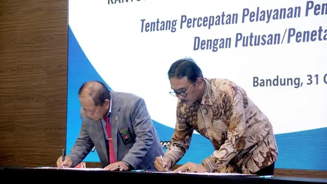 Kepala Kanwil BPN Provinsi Jabar, Dalu Agung Darmawan